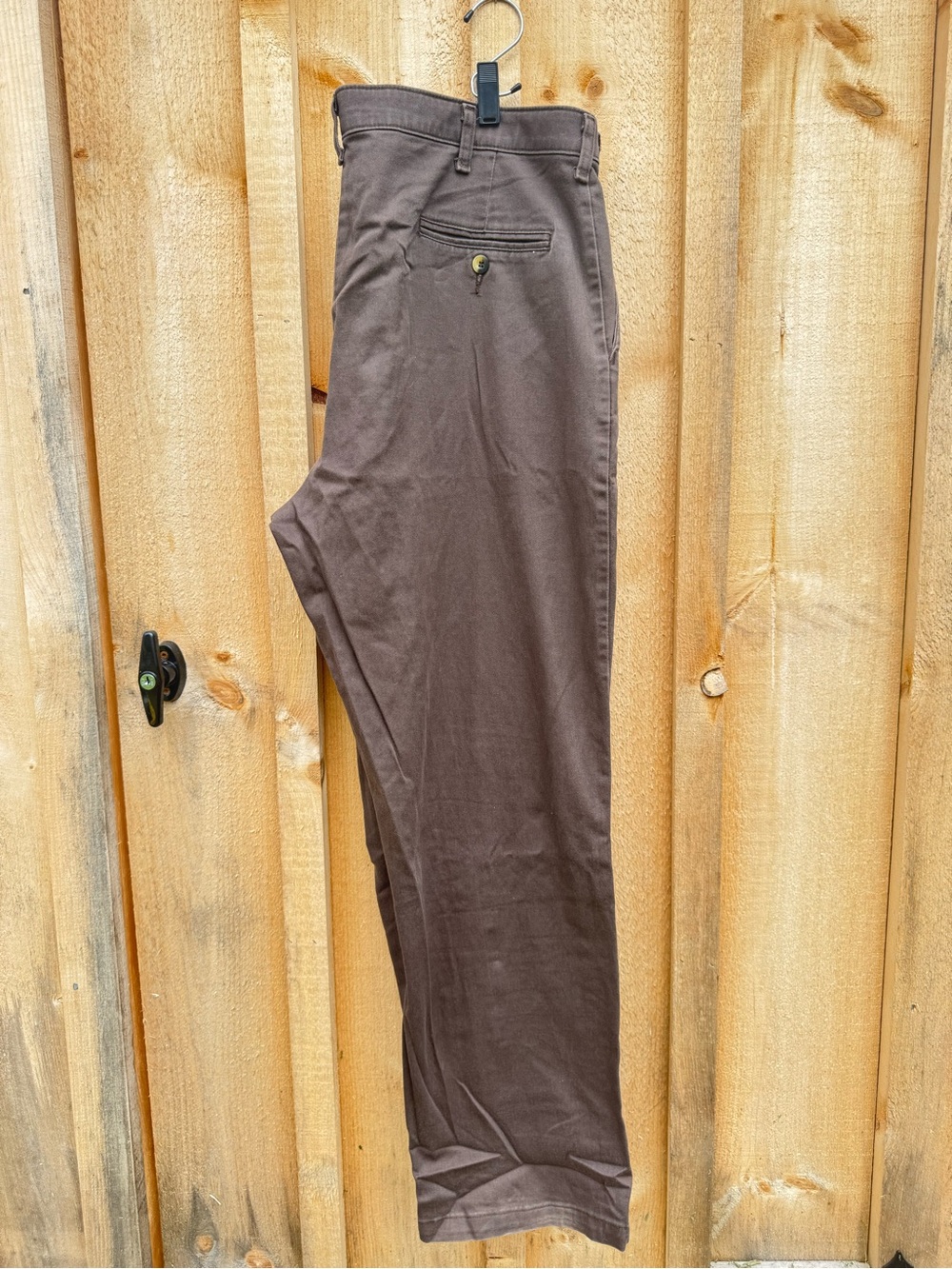Wrangler Men's Dark Brown Chinos